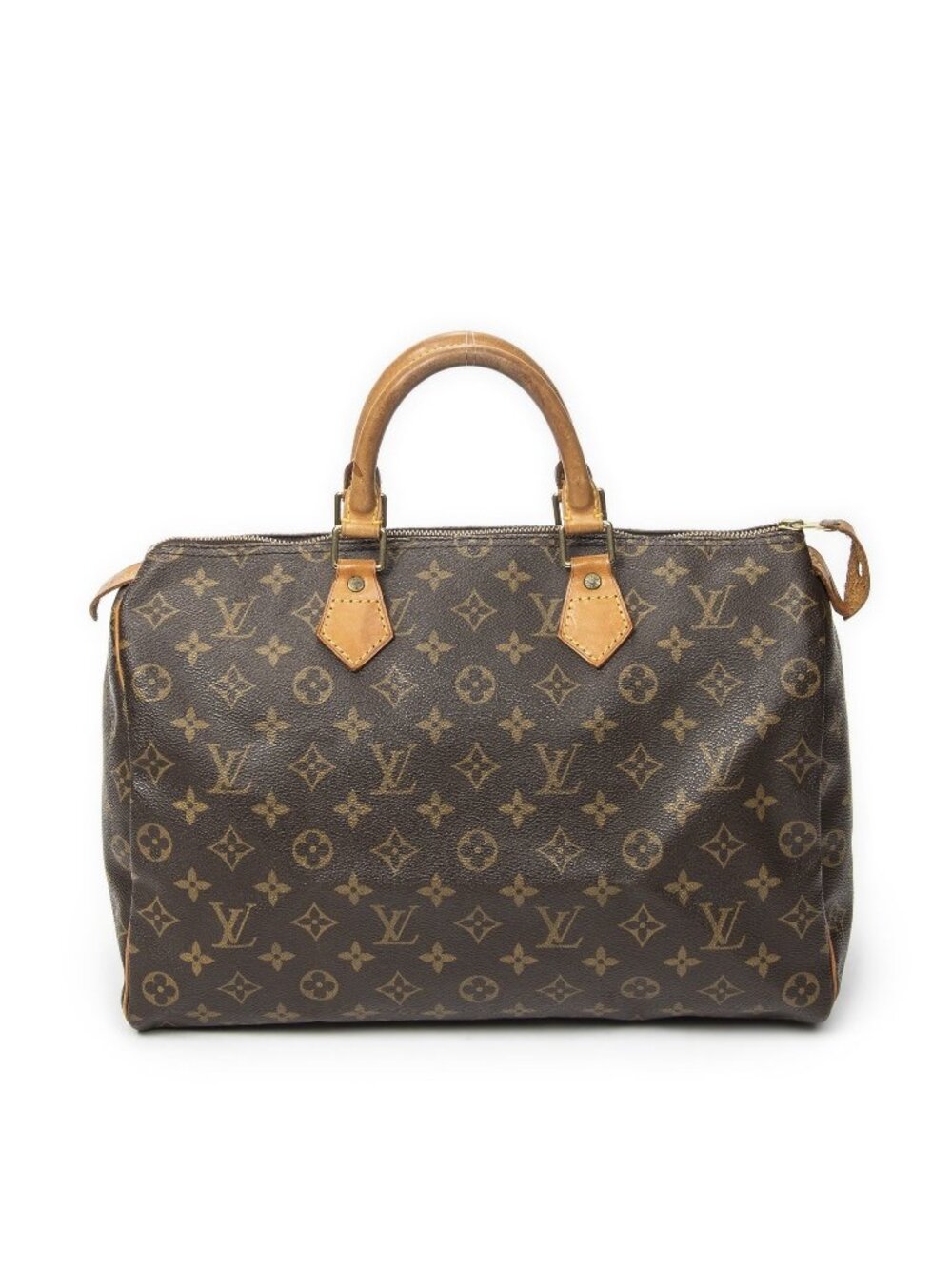 Louis Vuitton Speedy Brown Monogram Canvas Handbag